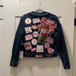 Judy Blue Girly Patchwork Denim Jacket